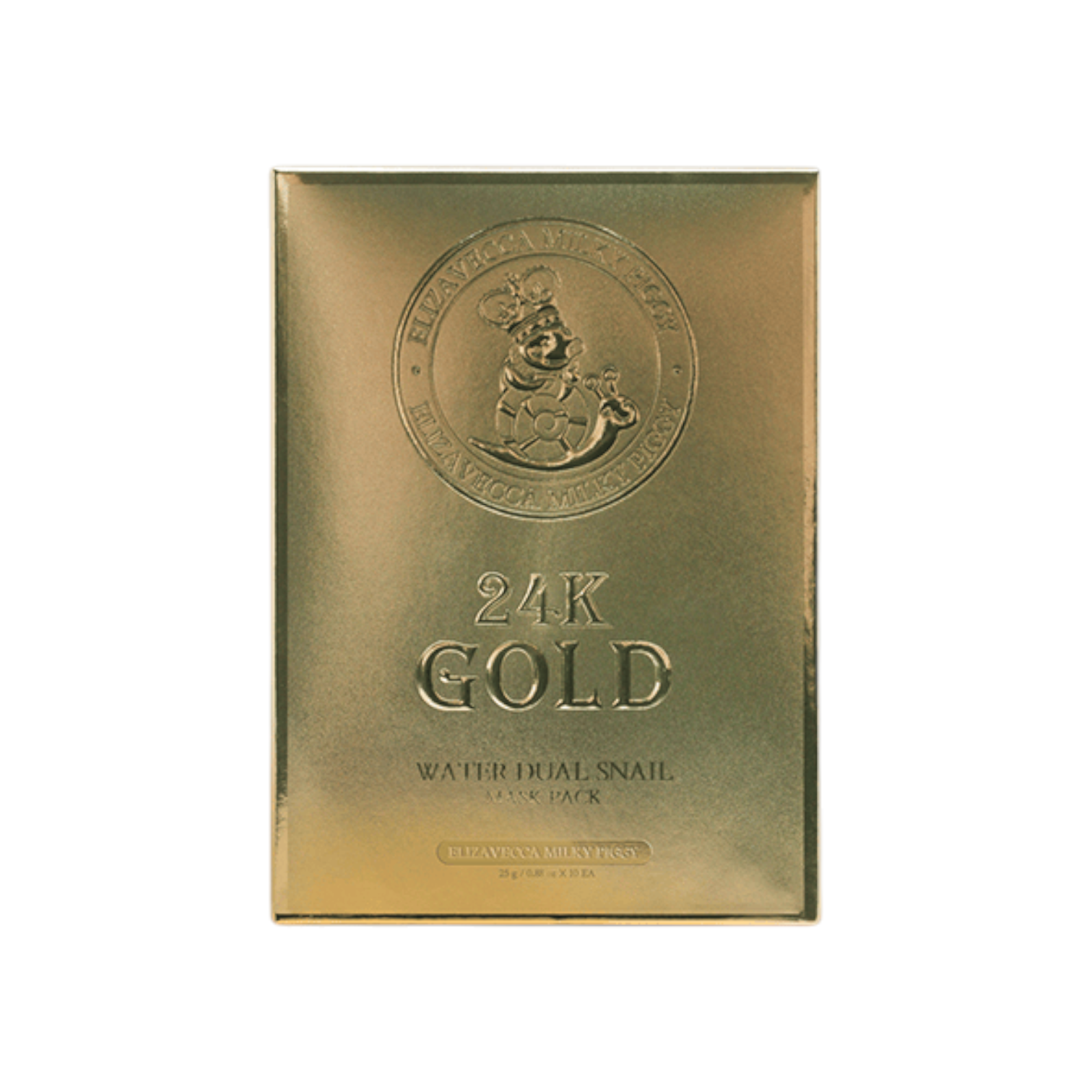 24K Gold Water Dew Snail Mask Pack 10ea